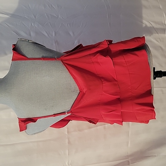 ADORE ME, Red Bay Lake Ruffled Cami, Size:  3X, NWT - Picture 4 of 10